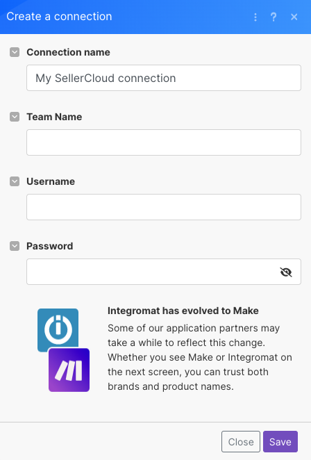 sellercloud create a connection.png